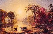 Jasper Francis Cropsey Autumn in America Spain oil painting artist